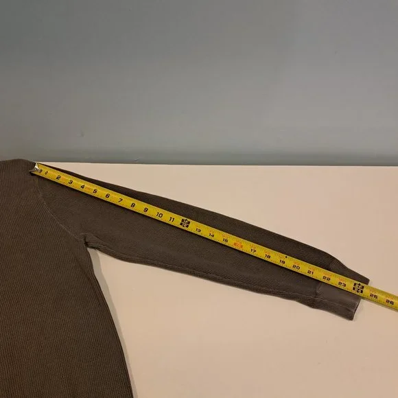 J. Crew Men's Textured Small Quarter Zip Mock Neck Pullover Style #H6956 - Picture 9 of 16